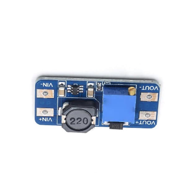 Justerbart Step Up Boost Modul 5 stk. 2A 2-24V til 5 9 12-28V Elektronisk Komponent