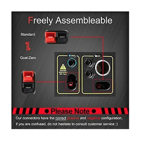 2 stk. til 45a For Anderson Xt60 Solpanel Adapter