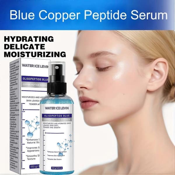 Kobberpeptid Essensspray, Hydrerende og Glødforbedrende Serum (100g) 2PCS