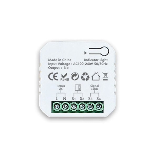 Tuya Smart Life Zigbee Motorisoitu Kääntöportin Liukuportin Ohjain Kuivakontakti Ääniohjaus