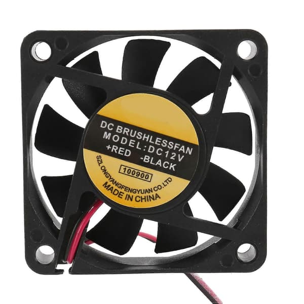DC 12V 2-pins Køleventilator 60mm x 15mm til PC Computer Kabinet CPU Køler