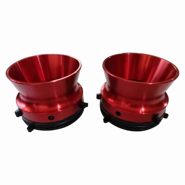 1 par 1/4 tommer 10 tommer NAB Hub Adapter til Studer ReVox, Rød