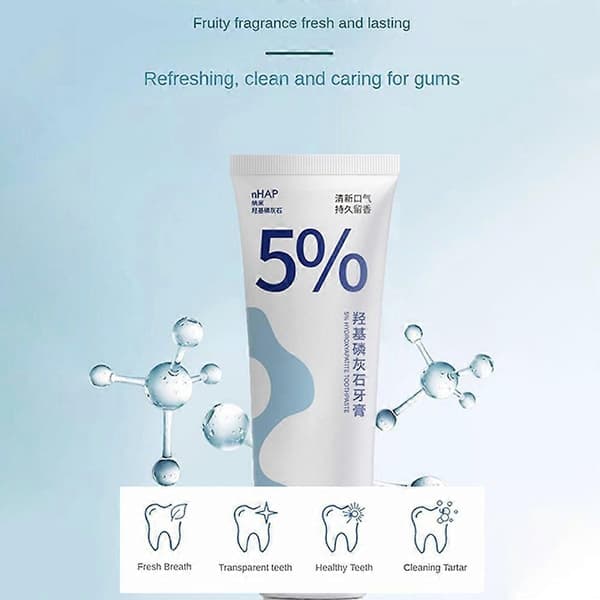 3X Ny Nano Hydroxyapatit Tandpasta