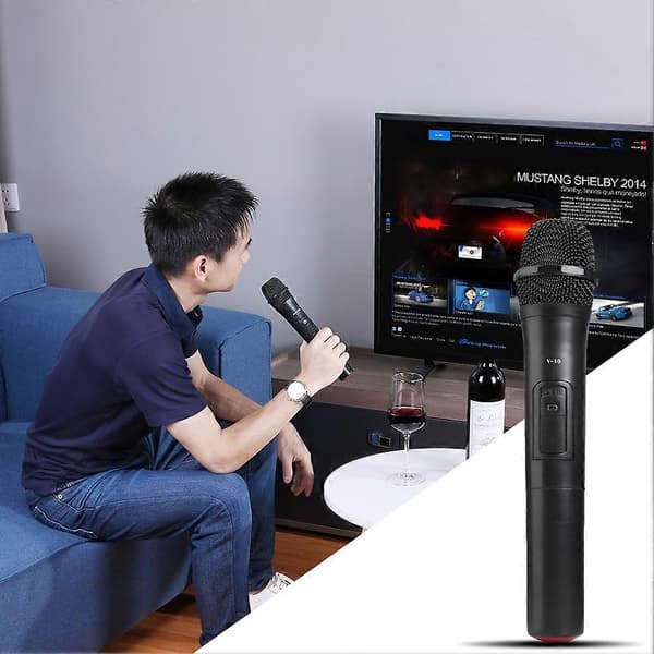 Trådløs mikrofon med USB-mottaker for karaoke og tale