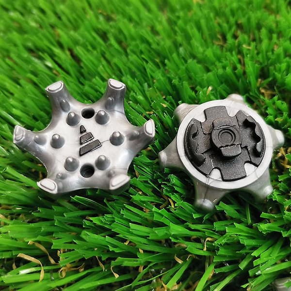 20 stk. TPR Golfball Pigger Ett Ord Kort Bit Spiker Grå Golfsko Spiker Pigger