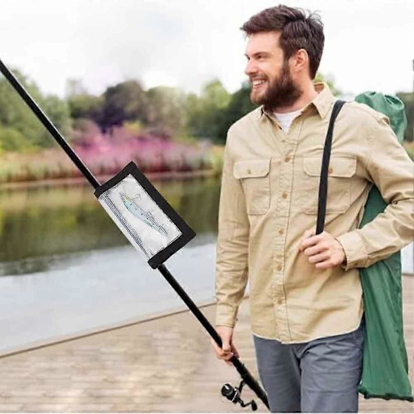 8 st Genomskinliga PVC Skyddsfodral för Fiske Krok