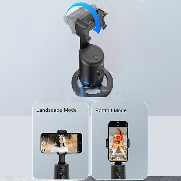 360 Graders Rotation Gimbal Stabilisator Til Smartphone Desktop Auto Ansigtssporing Gimbal Stativ Til Tiktok Live Video Fotografering Selfie