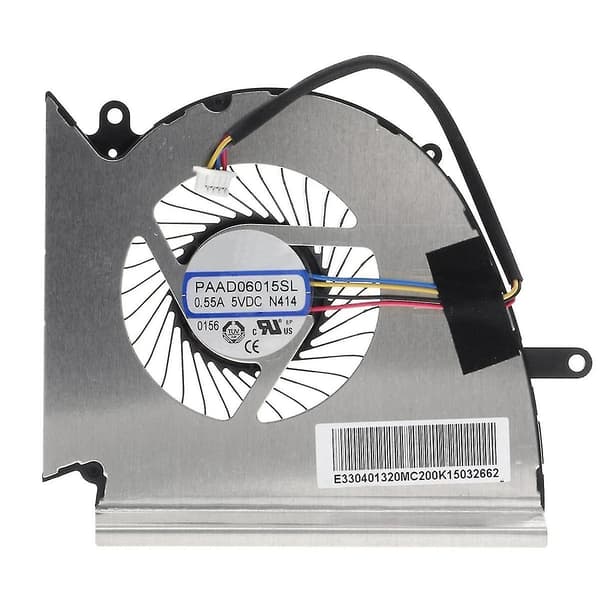 CPU og GPU Kjølefan for Gl75 Leopard 10Sdr 10Ser 9Sc 9Sd Ms-17E2 N414 17