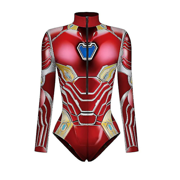 Naiset Spiderman Skeleton Bone Frame trikoo Bodysuit Halloween Party Fancy Mekko Cosplay-asu style3 L