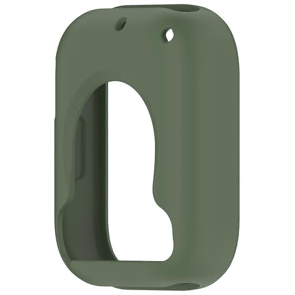 För Xiaomi Redmi Watch 5 Active Silikon Klockfodral Stötsäker Stötfångarram - Mörkgrön