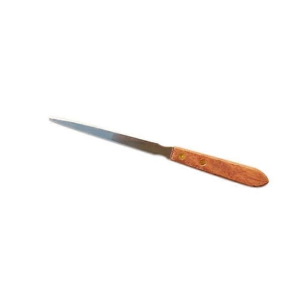 2 Stykker Brevåbner i Rustfrit Stål med Træhåndtag, Letvægts Brevåbnere, 22 cm i Længden
