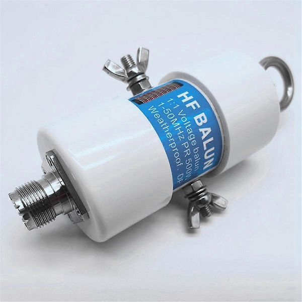 Universal 1:1 HF Balun Vanntett for 160m - 6m Bånd (1.8 - 50MHz) 500W for Kortbølgeantenne Balun