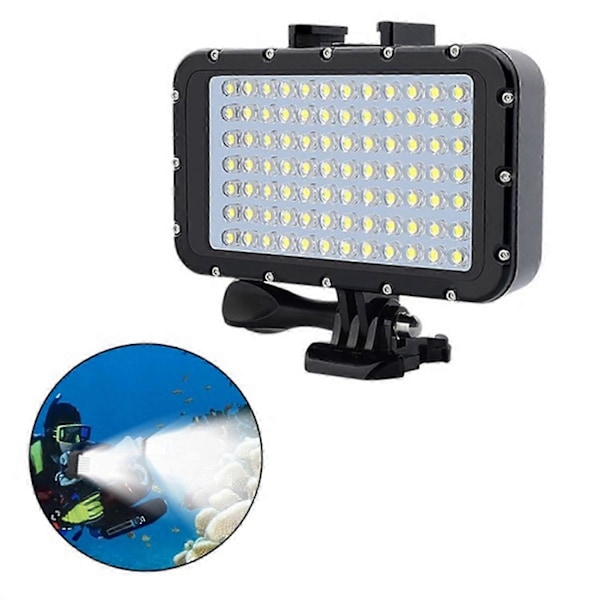 Dykkelygte LED Dæmpbar Natlampe Videolys Dykning Undervandslys Til Go Pro Hero