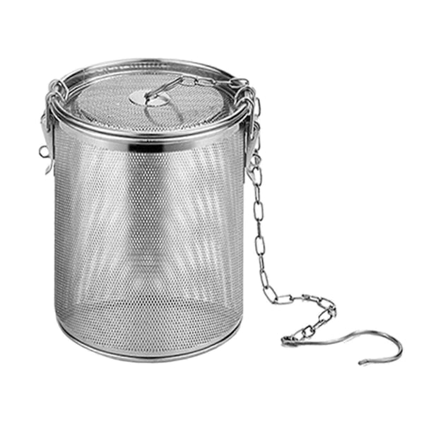 Krydder Sil Urte Kaffe Løs Te Filter Diffuser med Kjede 2.1L