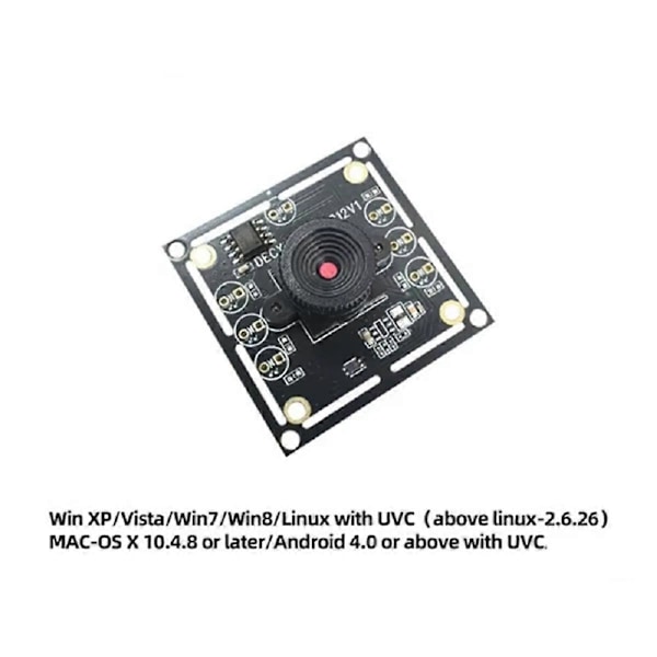 Ny 3PCS 100 Graders Kameramodul 1MP OV9732 1280x720 USB Fri Drivrutin Manuell Fokus, med 3+2 Meter C