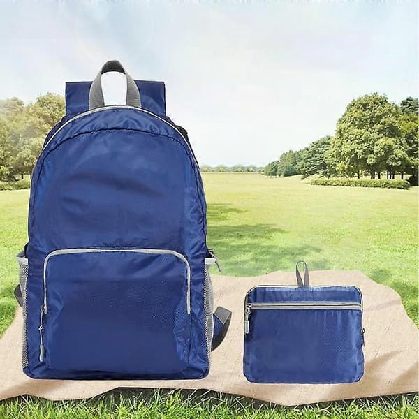 Vanntett Sammenleggbar Bag - 1 stk, 46cm*31cm*19cm, Dyp Blå