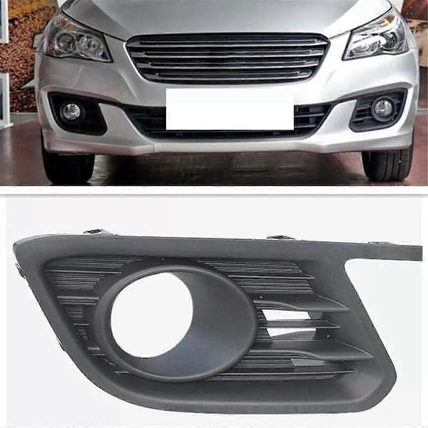 1 Par Bil Frontfanger Tåkelys Deksel Trim Bezel for Ciaz 2015-2017 Tåkelys Grilldeksel