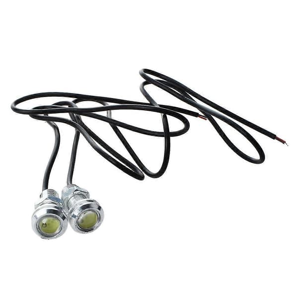 2 st 1,5W LED Eagle Eye Bakre Backljus Vit Lampa