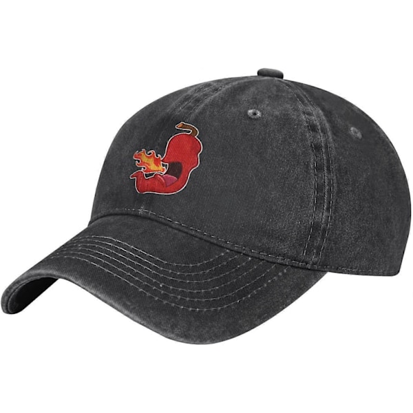 Breathing Fire Hot Unisex Cowboyhatt Baseball Caps Justerbar Sports Golf Denim Casquette Caps Stil 1348