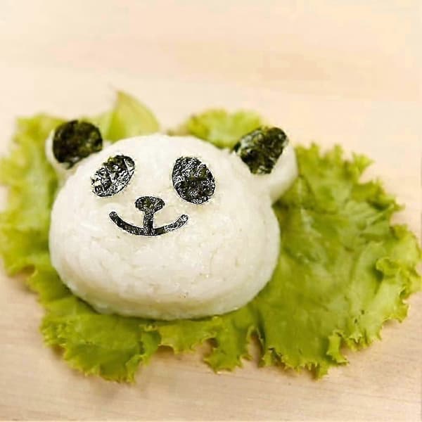 Onigiri-form for barn Panda Sushi-form Søt risballsett Tangkutter SZ