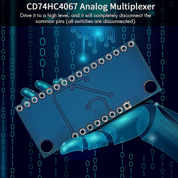 10st 16CH Analog Multiplexer Modul 74HC4067 CD74HC4067 Exakt Modul Digital Multiplexer MUX Breakout Board