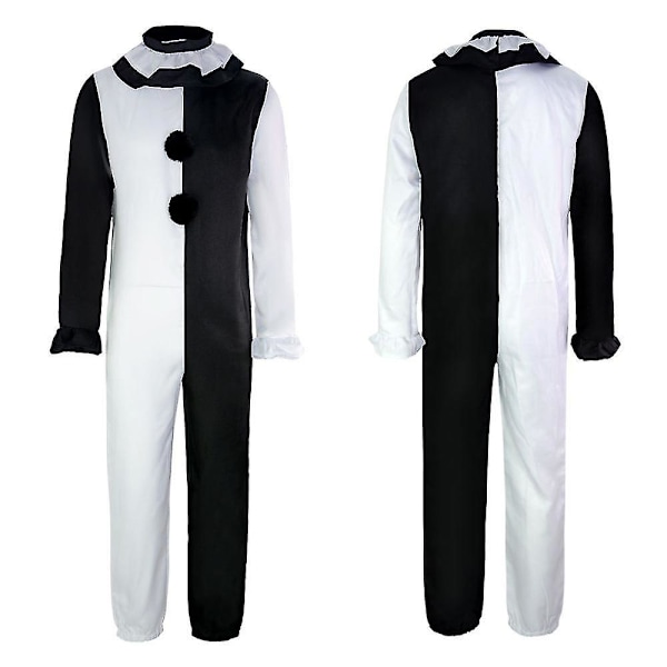 Vuxna Cosplay Set Halloween Terrifier Art The Clown Joker Masquerade Fancy Dress Up M
