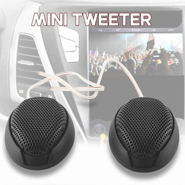 2 stk. Universal 12V 1000W Mini Audio Diskant Høyttalerhorn for Bilstereoanlegg