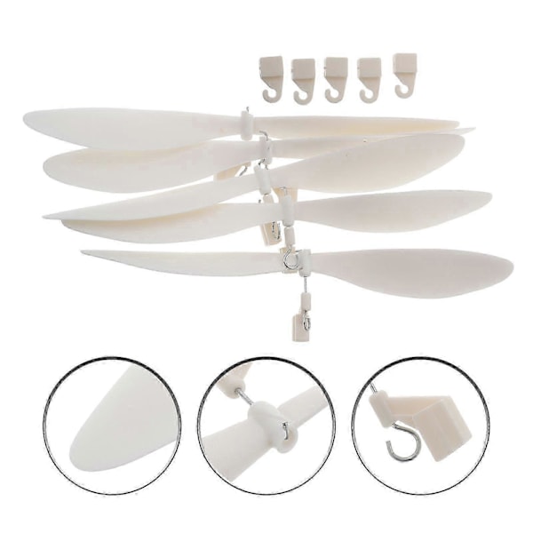 5 stk. højtydende fjernstyrede flypropelblade til model fly RC flydele og tilbehør til RC flyentusiaster