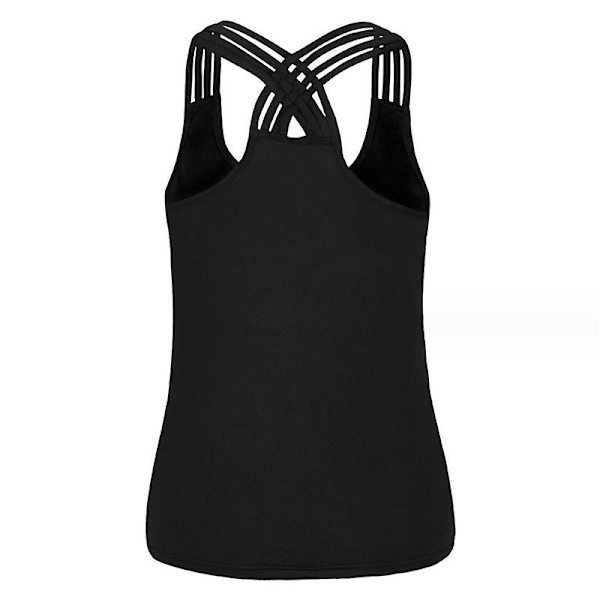 Dame tanktop Halloween 3d Horror Ugly Print Cross Skulderstrop Nyhed Rundhalset Vest Tee style 4 M