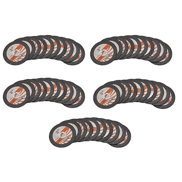 50 stk. 75 mm Mini Skæreskive Cirkulær Harpiks Slibeskive til 10 mm Hul Vinkelsliber Træ Flise Skæring