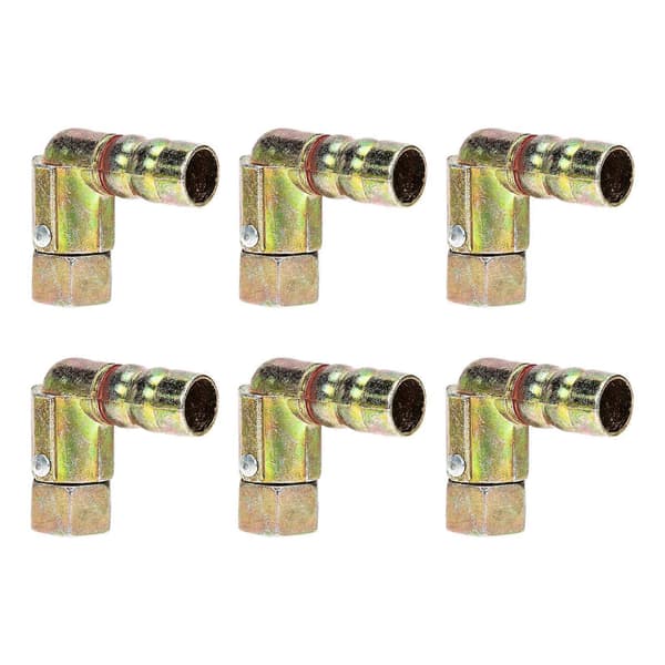 Gasskomfyrkobling 6 stk. Solid komfyradapter egnet for hjemmebruk 3,2x2,8 cm Enkel installasjon