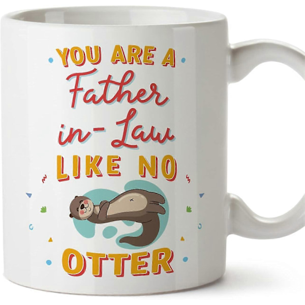 Svigerfar Kopp Du er Ulik Ingen Otter Morsom Gave Keramisk 11oz Kopp