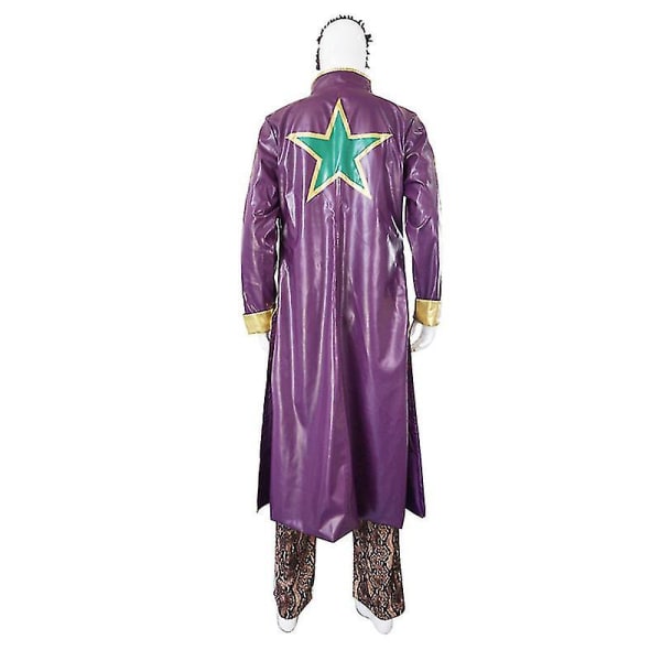 Halloween Anime Jojo's Bizarre Adventure Kujo Jotaro Cosplay Costume Voksen Toppbukser Kåpe heldress Halloween Carnival Costume Høy kvalitet XXXL