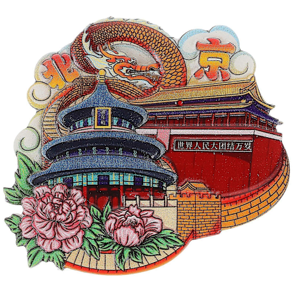 Kina Beijing By Køleskabsmagnet Køleskab Magnetisk Dekoration Rejse Souvenir By Køleskabsmagnet Dekoration