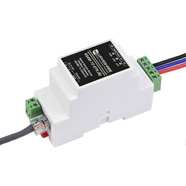 Waveshare RS485 Seriellportserver RS485 till RJ45 Ethernet TCP/IP till Seriellportmodul Skentyp Ser