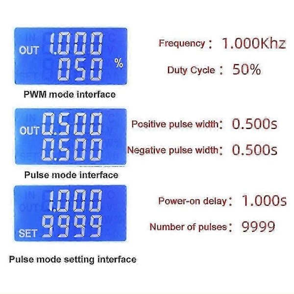 DC3.3-30V Högeffekts PWM-drivrutin Motorvarvtalsregulator