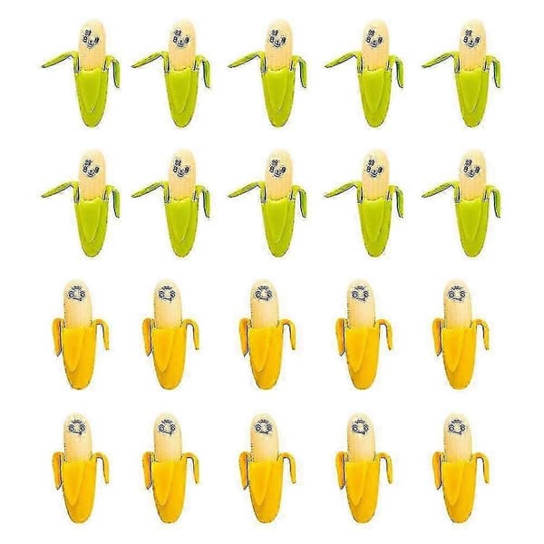 40 st Kreativa Bananformade Sudd Studenter Sudd Studenter Skrivmaterial