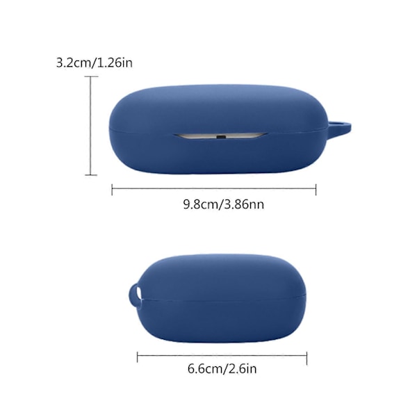 Ergonomisk silikonecover, bærbar silikone øreprop-sleeve, fleksibelt silikoneetui, silikoneopbevaring til Open Earbuds S31 Hvid
