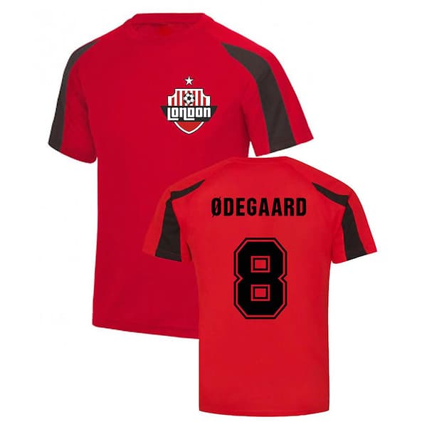 Martin Odegaard Arsenal Urheilupaita (Punainen)