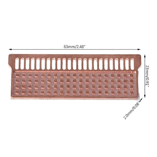 Notebook Hukommelse Køleplade Kobber Køleplade Ultratynd Varmeafledning Køler til DDR1 DDR2 DDR3 DDR4 Laptop RAM