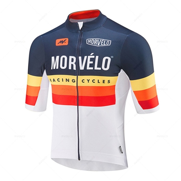 Morvelo sommer cykeltrøjesæt til mænd åndbart cykeltøj MTB-cykeltøj Kortærmet sport Ropa Maillot Ciclismo jersey 20 3XL