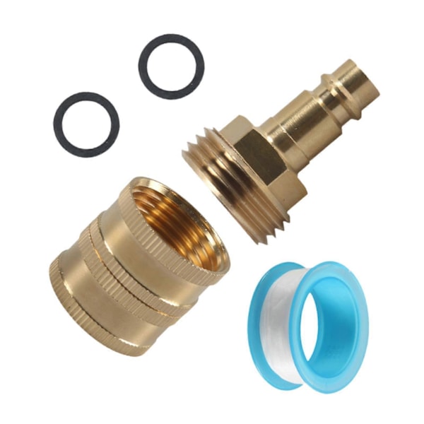 RV Spray Port Hurtigkobling Robust Høy Ytelse 3/4\" Hageslangeadapter