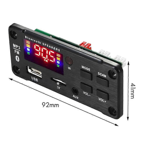 Forstærker 25W*2 12V MP3 Dekoder Board Audio Modul Bluetooth 5.0 Trådløs Musik Bil MP3 Afspiller Med Bluetooth