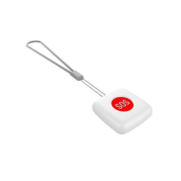 Vit Tuya Zigbee Trådlös Fjärrkontroll Knapp SOS/Nödsituationsknapp Vårdgivare Personsökare För Säng/Stol/Golvmatta Fallalarm Patient Äldre Funktionshindrad Tryck F