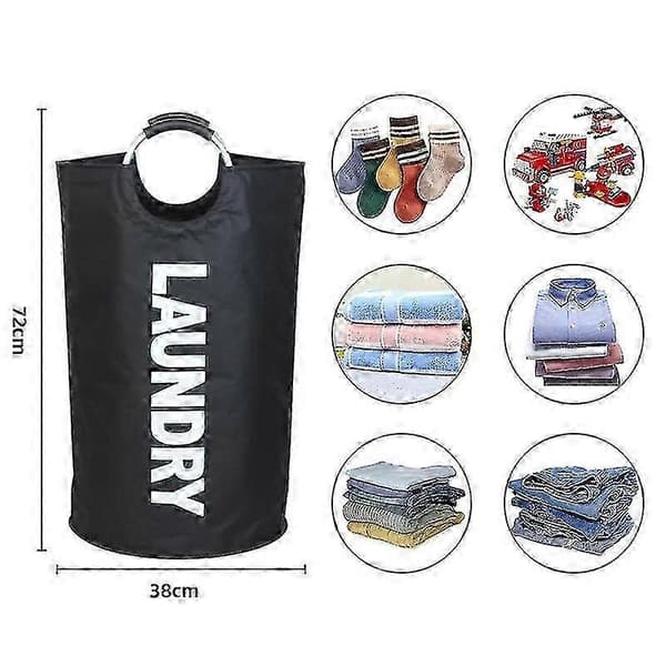 85l Stor Hopfällbar Tvättkorg Väska För Sovrum 38*72cm)