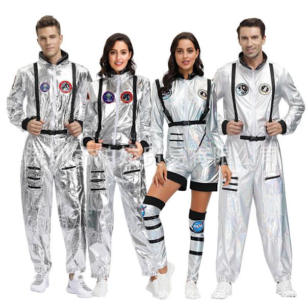 Halloween-asu vaeltava maanavaruuspuku ryhmäjuhliin Cosplay-univormu mies man 1 XL
