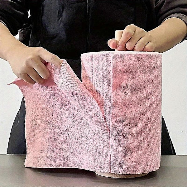 Ny stil 20-arks genanvendelige mikrofiber rengøringskludruller - super absorberende, holdbare og miljøvenlige køkkenruller - perfekte viskestykker og papirhåndklæder