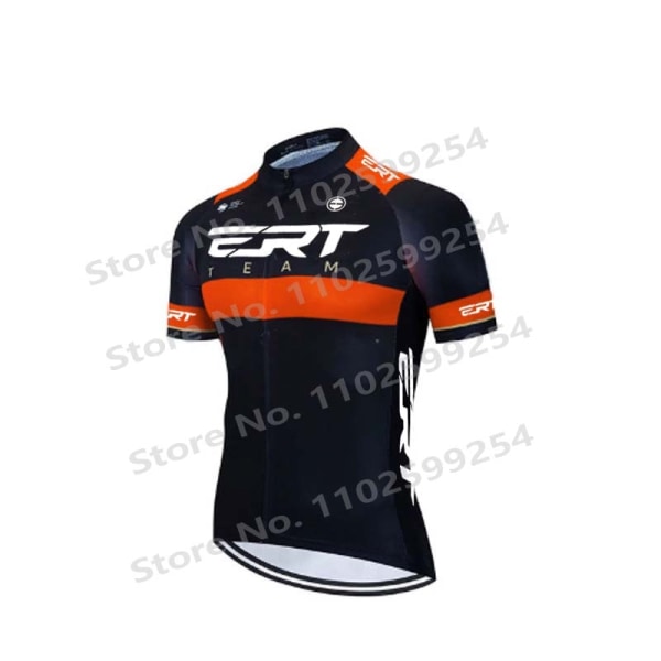 Nytt Set 2023 ERT Man Sommar Cykeltröja Kortärmad MTB Cykel Cykelkläder Cykel Sportkläder Maillot Ciclismo White XL