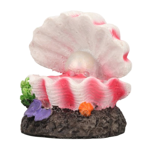 Kunstig harpiks akvarium skall ornament med akvarium skall luftboble dekorasjon og luftboble steiner