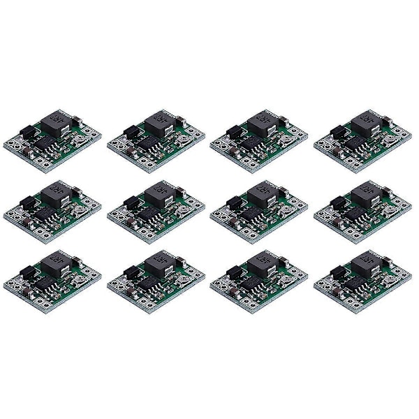 12 st MP1584 DC-DC Nedtransformator Strömförsörjningsmodul 3A Justerbar Buck Converter för Arduino Ersätt LM
